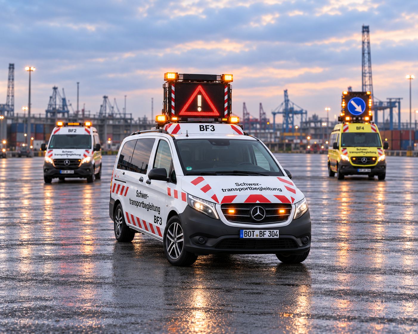 Schwertransportbegleitung von Floegel